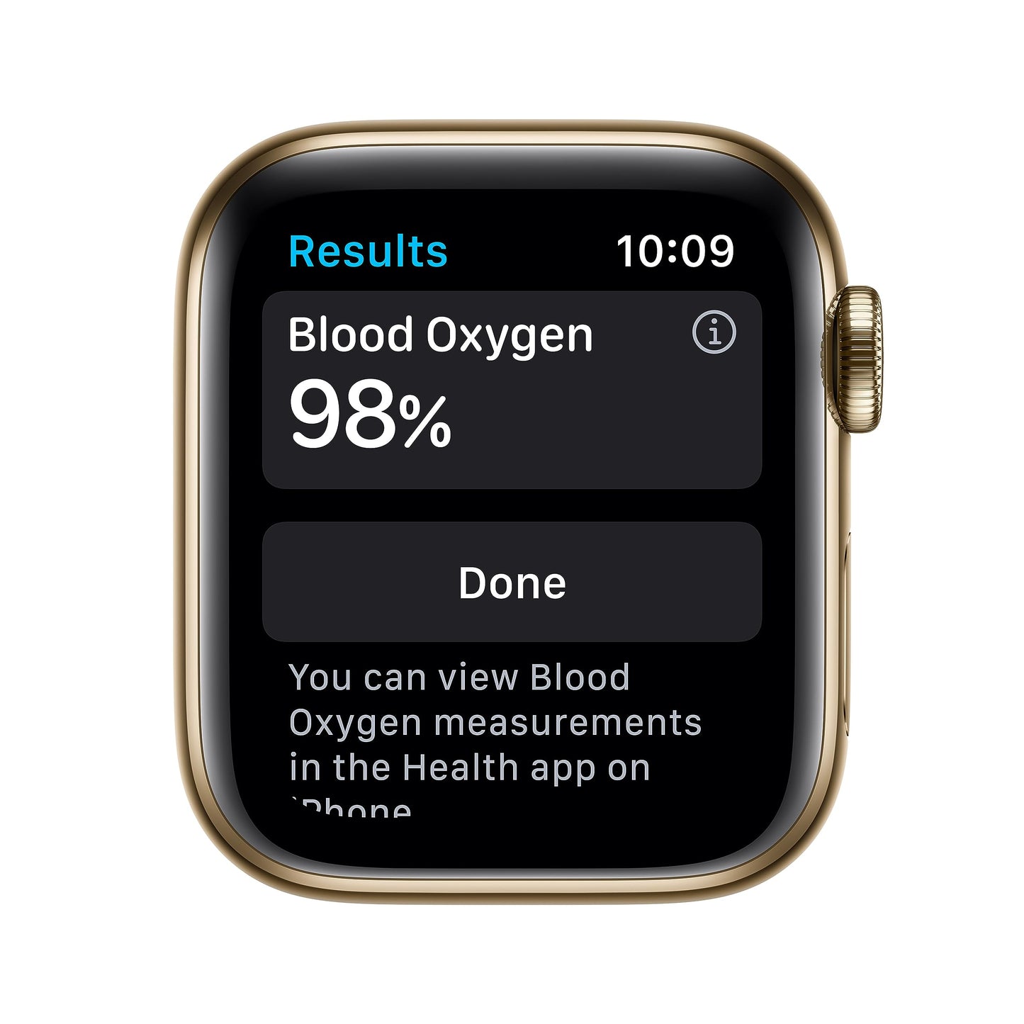 Apple Watch Series 6 (GPS + Cellular, 40 mm) Edelstahlgehäuse Gold, Sportarmband Zyperngrün