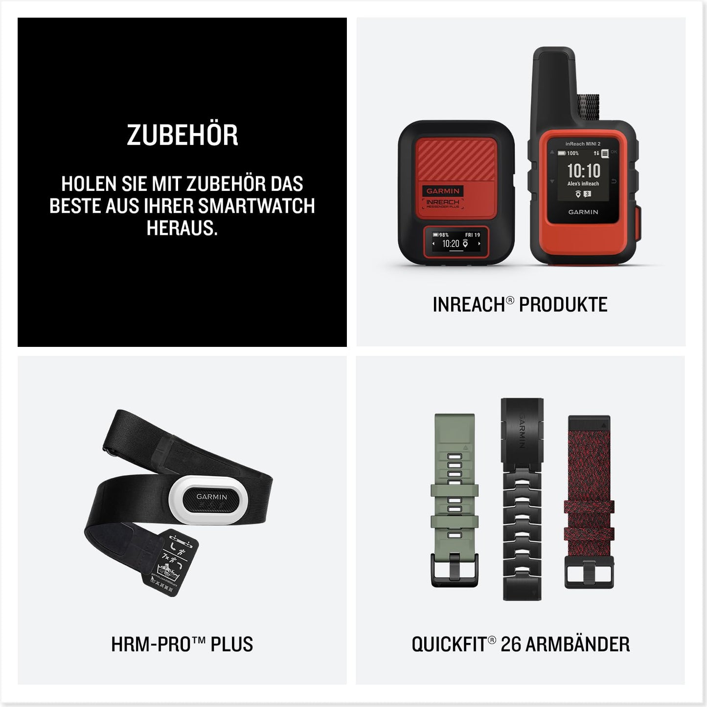 Garmin Instinct 3 Tactical 50mm AMOLED – GPS-Multisport-Smartwatch, 1,3" AMOLED-Display, bis zu 24 Tage Akkulaufzeit, 80+ Sport-Apps, Taktische Funktionen, Multi-Satellitenempfang, LED-Taschenlampe